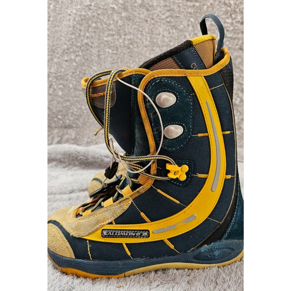 Salomon Malamute Unisex custom fit 3D‎ Suede Snowboard Boots Sz 5.5 US EU 38 - Picture 1 of 13